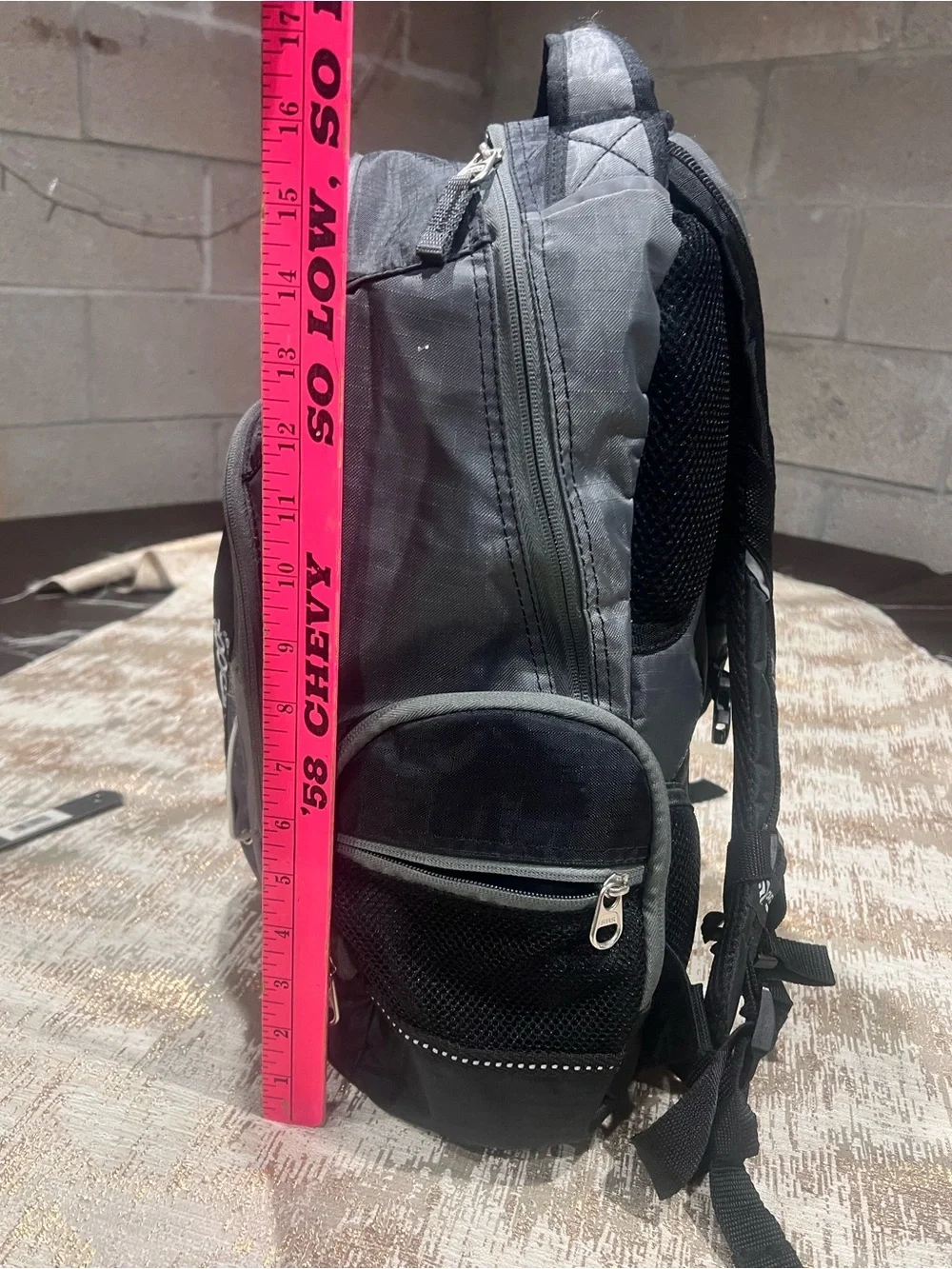 Black and Gray Everyday Backpack - Padded, Multi-Compartment Carry